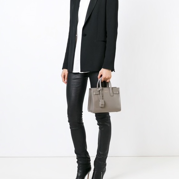 Saint Laurent Sac Du Jour Nano in Smooth Leather - Picture 3 of 8